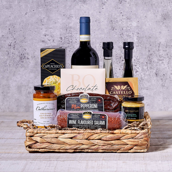 Savoury Delights Gourmet Gift Basket - Gift Baskets Delivery