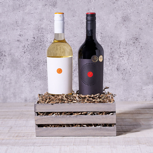 Indulgent Duo Wine Gift Set - Gift Baskets Delivery