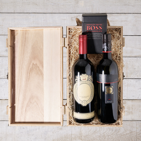 Vintage Wine Duo - Gift Baskets Delivery