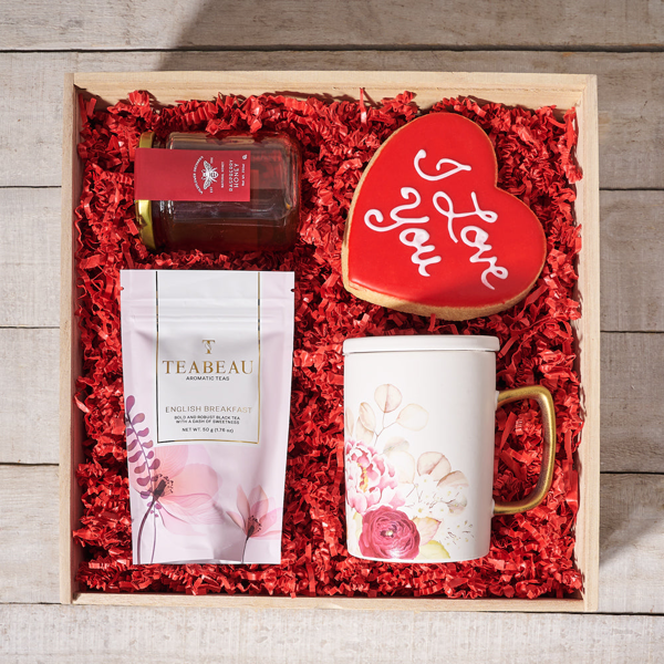 Valentine’s Day Tea For You Gift Set - Gift Baskets Delivery