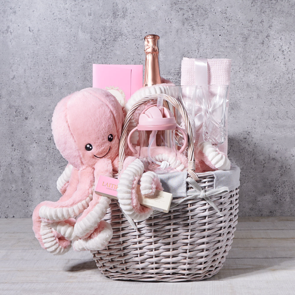 Mommy and Me - Let's Celebrate Baby Girl Gift Basket - Gift Baskets Delivery