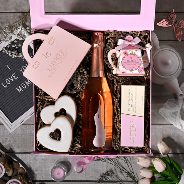 Mother’s Day Bubbly Gift Box - Gift Baskets Delivery