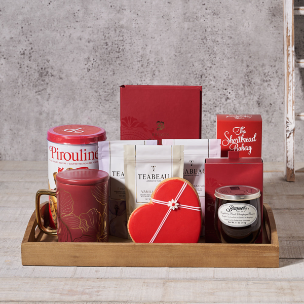 Delightful Tea Gift Tray - Gift Baskets Delivery