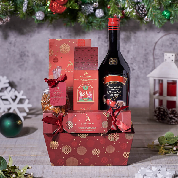 Gingerbread for Two Liquor Gift Set - Gift Baskets Delivery