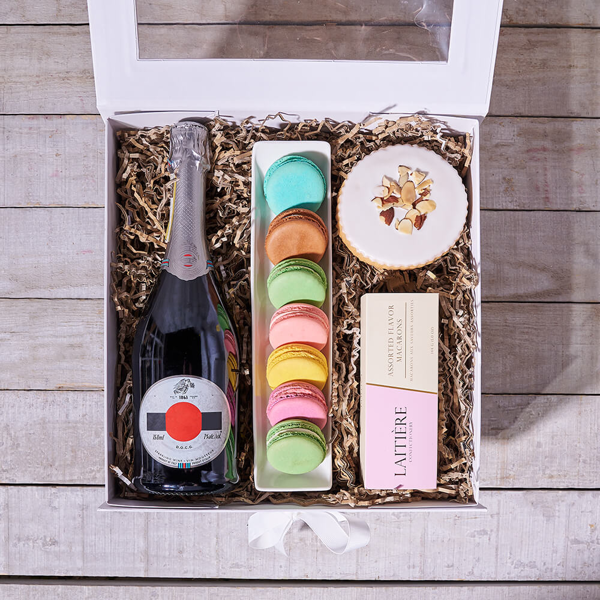 Champagne & Dessert Box - Gift Baskets Delivery