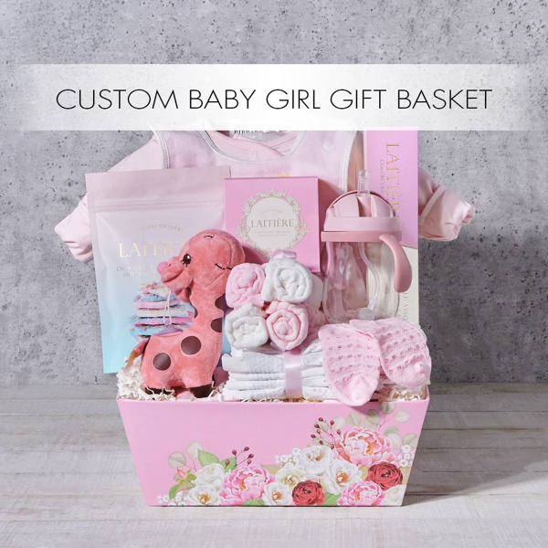 Custom Baby Girl Gift Basket - Gift Baskets Delivery