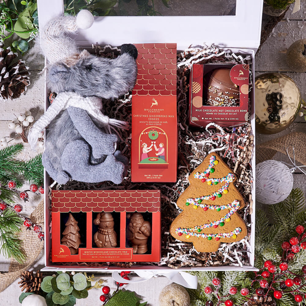 Christmas Mouse Holiday Box - Gift Baskets Delivery