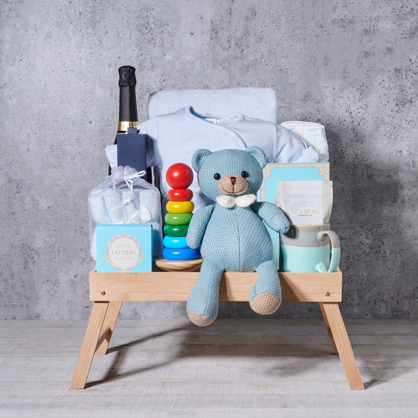 The Opulent Baby Boy Gift Basket - Gift Baskets Delivery