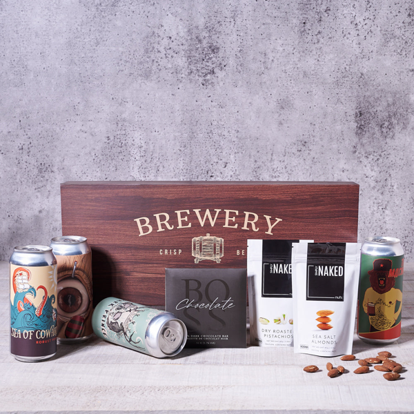 Craft Brews & Bites Gift Set - Gift Baskets Delivery