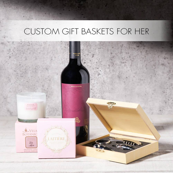 Custom Gift Baskets for Her - Gift Baskets Delivery