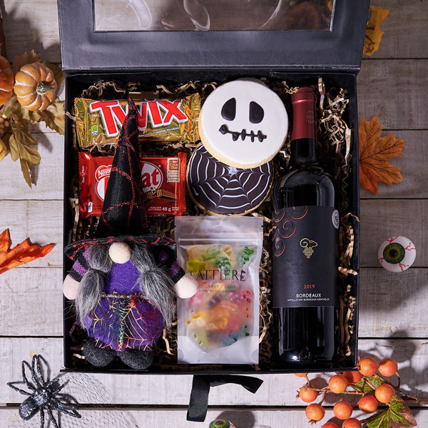 Happy Halloween Wine Gift Set - Gift Baskets Delivery