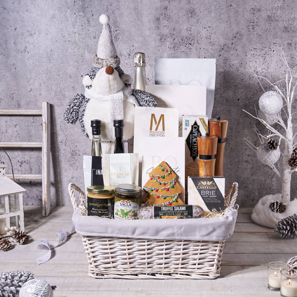 Christmas Dinner & Treat Champagne Gift - Gift Baskets Delivery