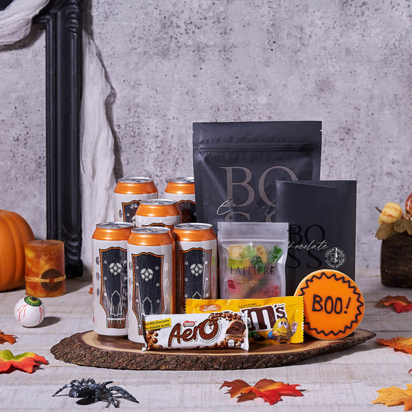 Beer & Popcorn Halloween Party Set - Gift Baskets Delivery