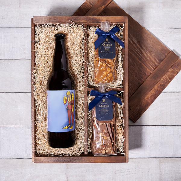 Beer Bark n' Brittle Bonanza Box - Gift Baskets Delivery