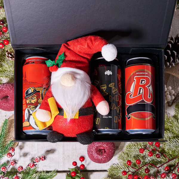 Christmas Party Beer Gift Set - Gift Baskets Delivery