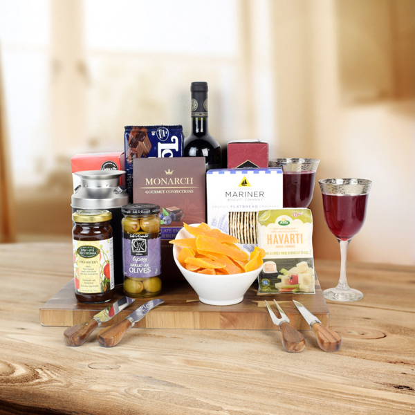 All A Board Wine Gift Basket - Gift Baskets Delivery