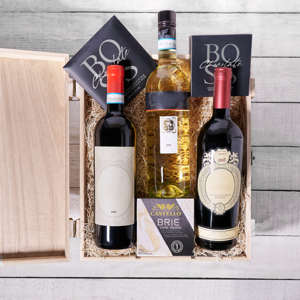 Vintage Wine Trio - Gift Baskets Delivery