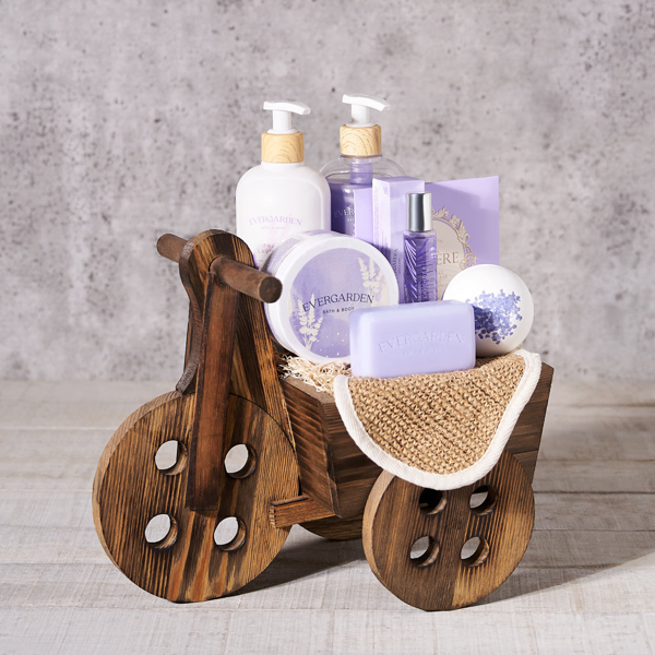 Mom's Spa Cart Gift Basket - Gift Baskets Delivery