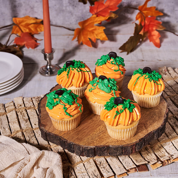 Gourmet Pumpkin Spice Cupcakes - Gift Baskets Delivery