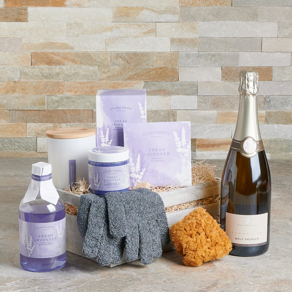 Soothing Care Spa Gift Crate - Gift Baskets Delivery
