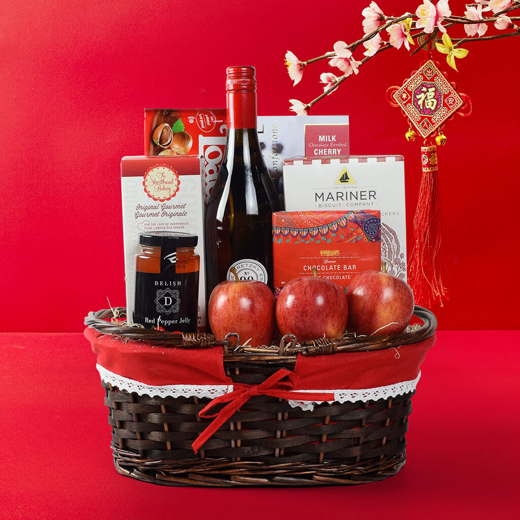 Chinese Good Fortune Gift Basket - Gift Baskets Delivery