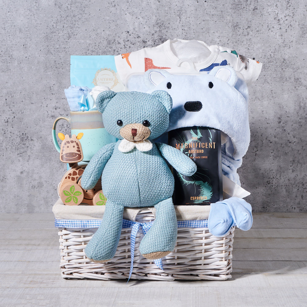 Perk Up Baby Boy Gift Basket - Gift Baskets Delivery