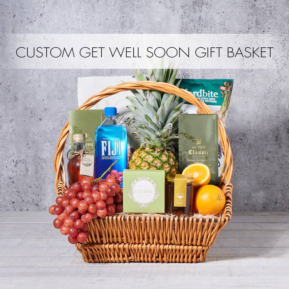 Custom Get Well Soon Gift Basket - Gift Baskets Delivery