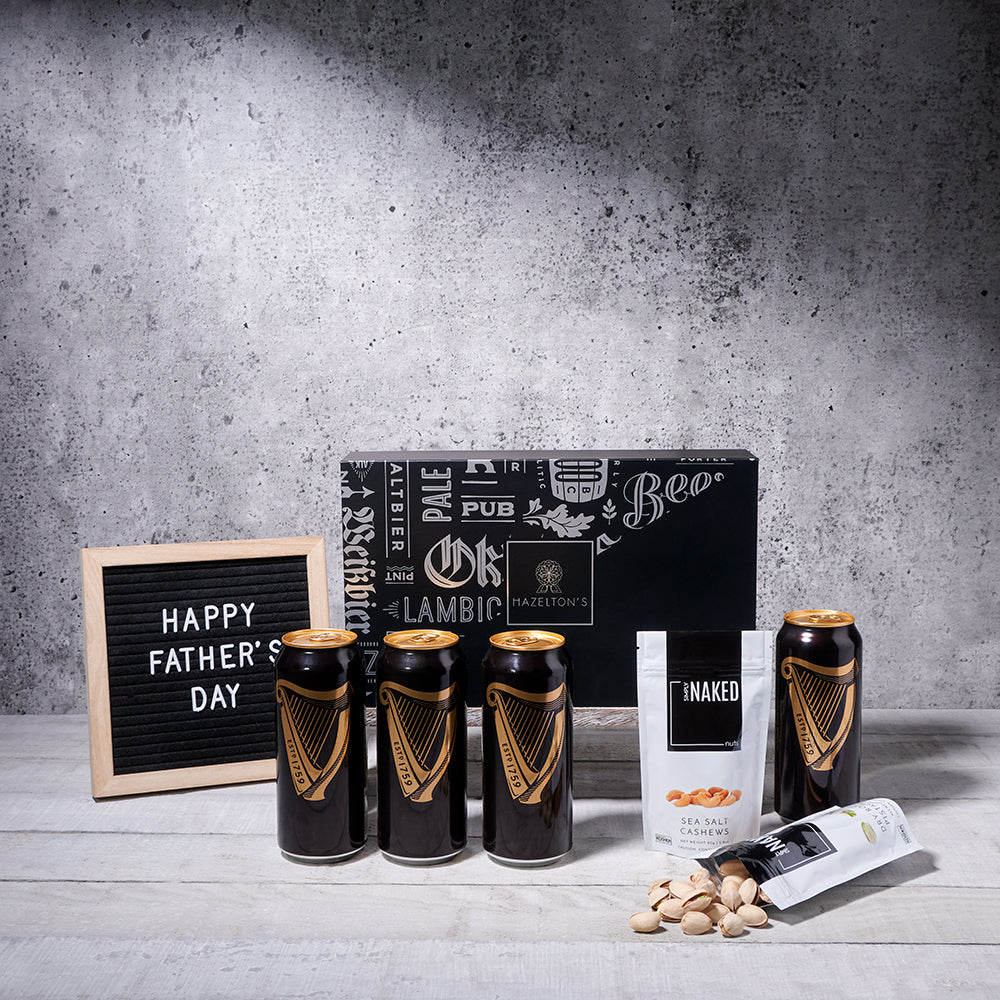 The Father's Day Beer and Salty Snacks Gift Set - Gift Baskets Delivery