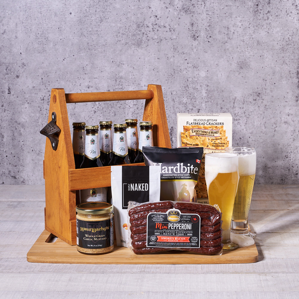 Carry Me Home Gourmet Beer Gift Set - Gift Baskets Delivery