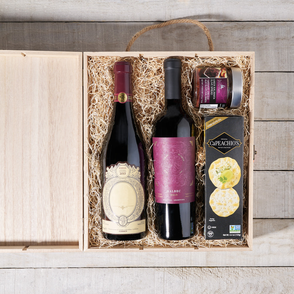 Willowridge Wine Duo Gift Box - Gift Baskets Delivery