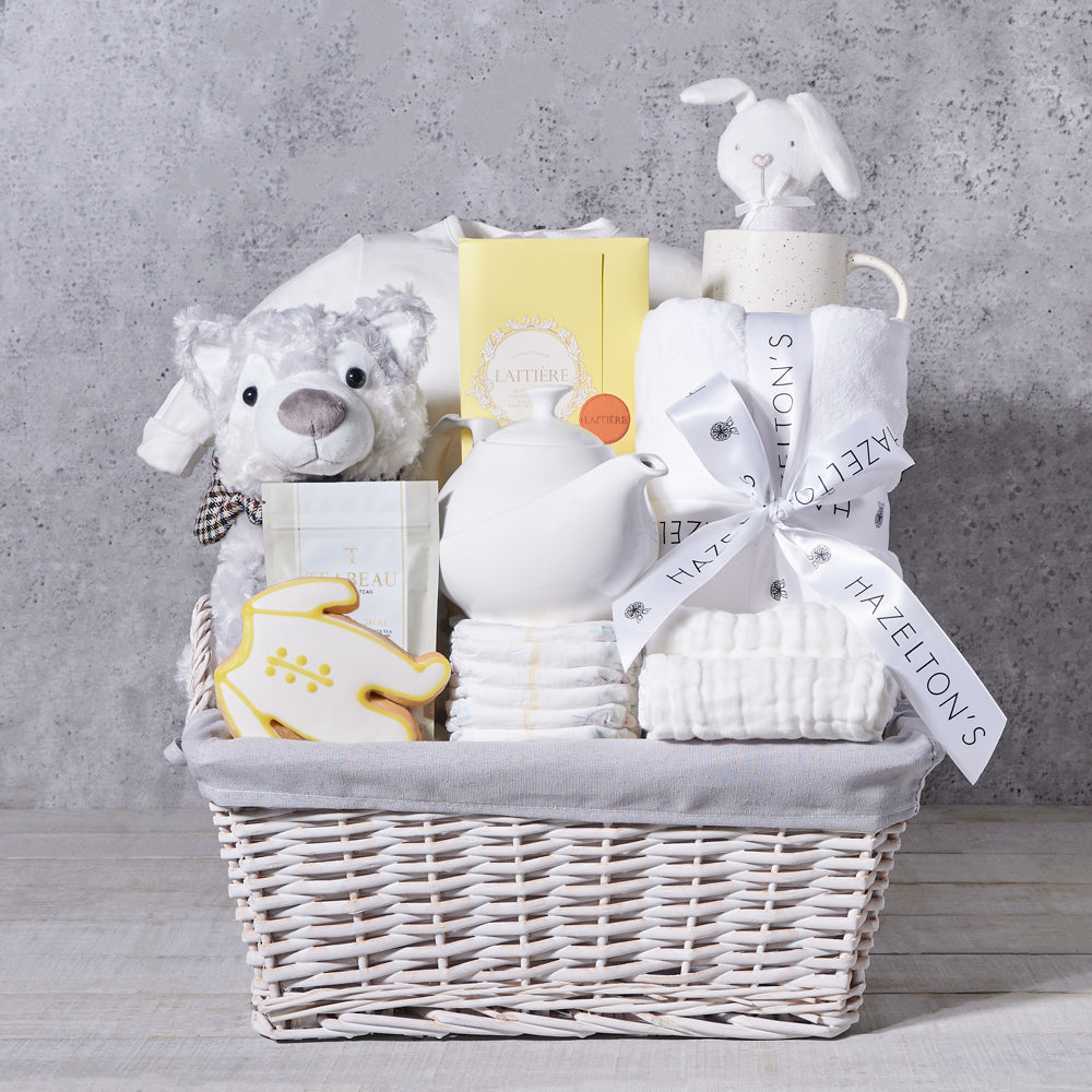 The Baby Teatime Gift Basket - Gift Baskets Delivery