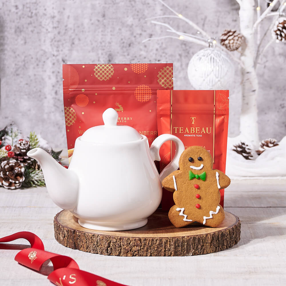 Christmas Tea Time Gift Set - Gift Baskets Delivery