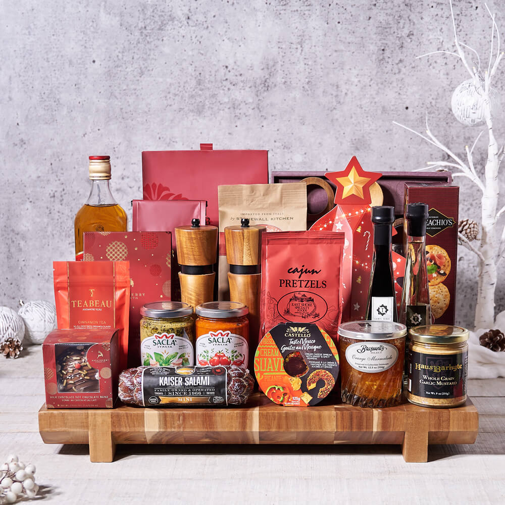 Festive Luxury Liquor Gift Board - Gift Baskets Delivery