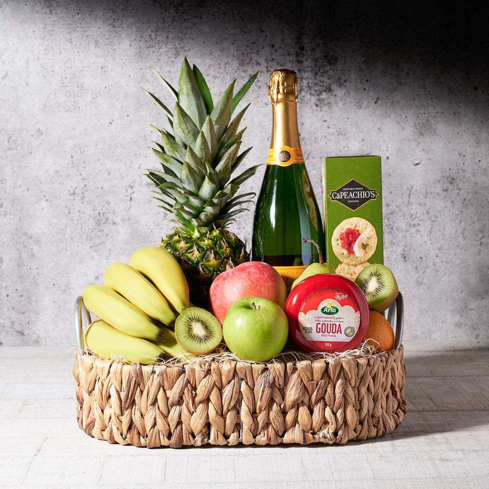 Great Harvest Champagne Gift Basket - Gift Baskets Delivery